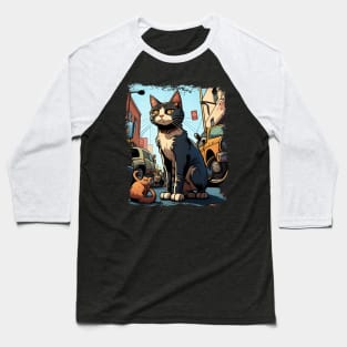 Support Your Local Street Cats Animal Pet Love Baseball T-Shirt